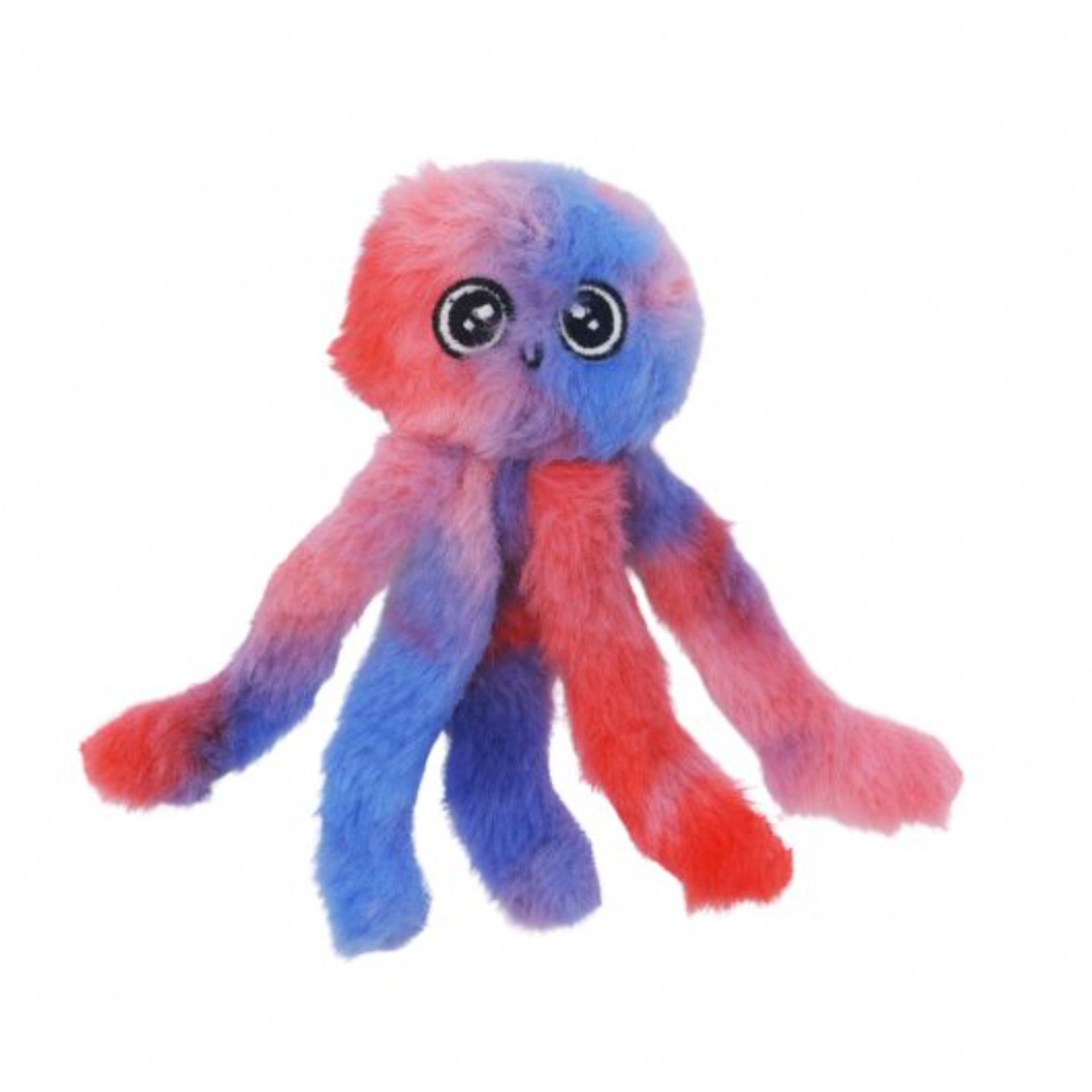 BUD-Z Bud'Z Cat Toy- Filled With Catnip - Octopus - Blue and Red 5in