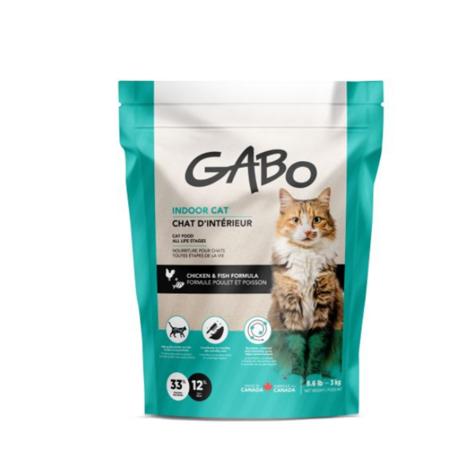 GABO Gabo Indoor Cat Food, All Life Stages Formula 3kg