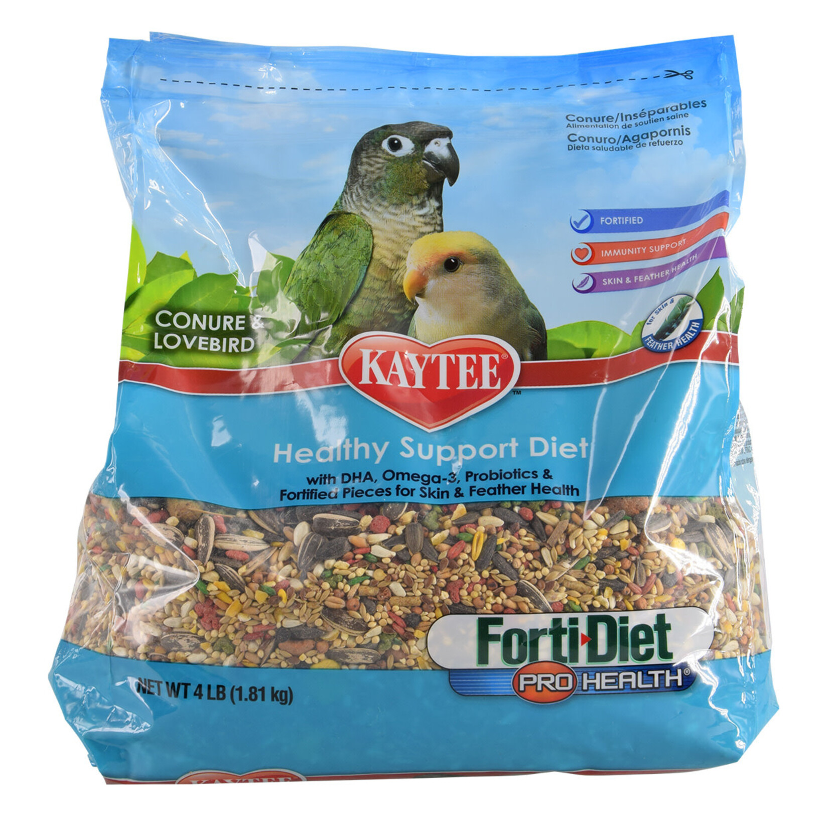 KAYTEE KAYTEE  Forti-Diet Pro Health Nourish + Protect Conure & Lovebird Formula - 4 lb