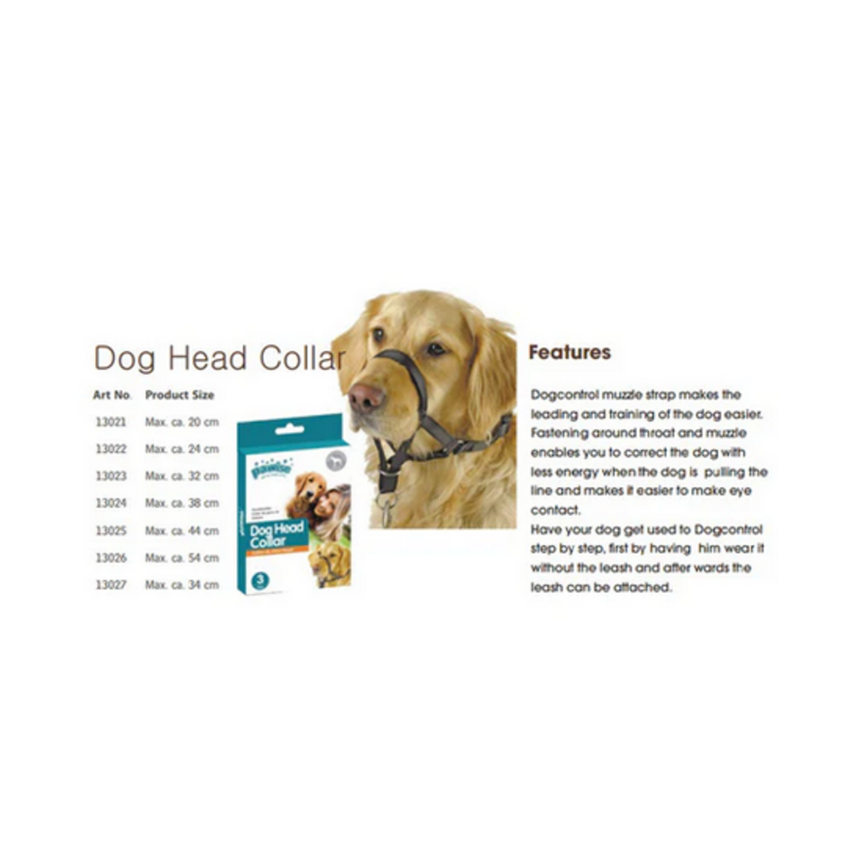 PAWISE PAWISE Dog Head Control Collar