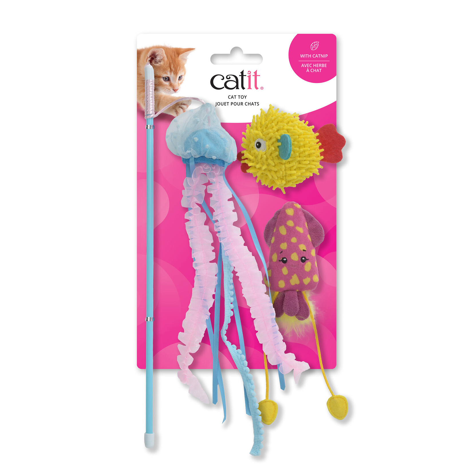 CAT IT Catit Cat Toy - Sea Animal Set - 3-pack
