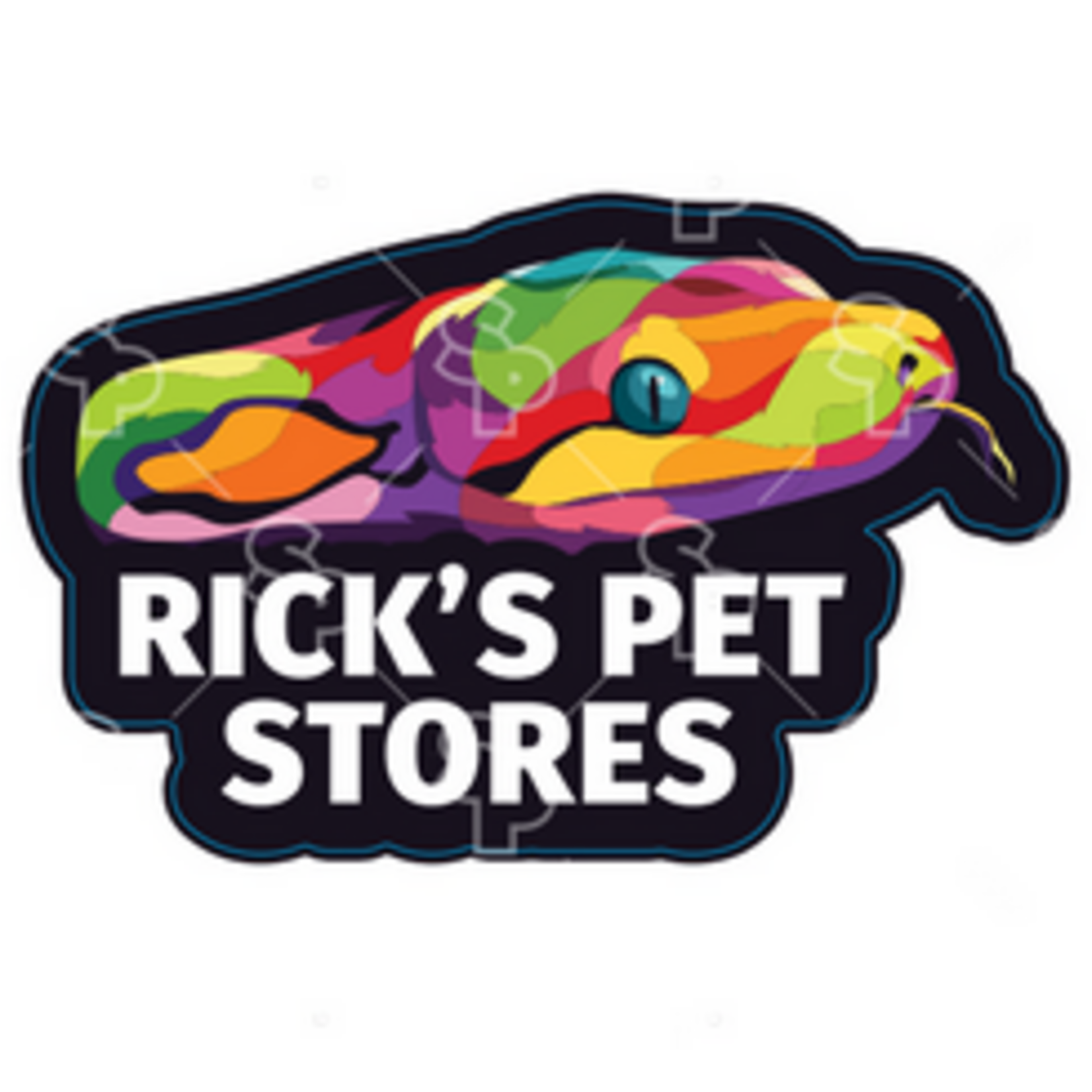 STICKER PACK Color Patches - Snake - Sticker - Large