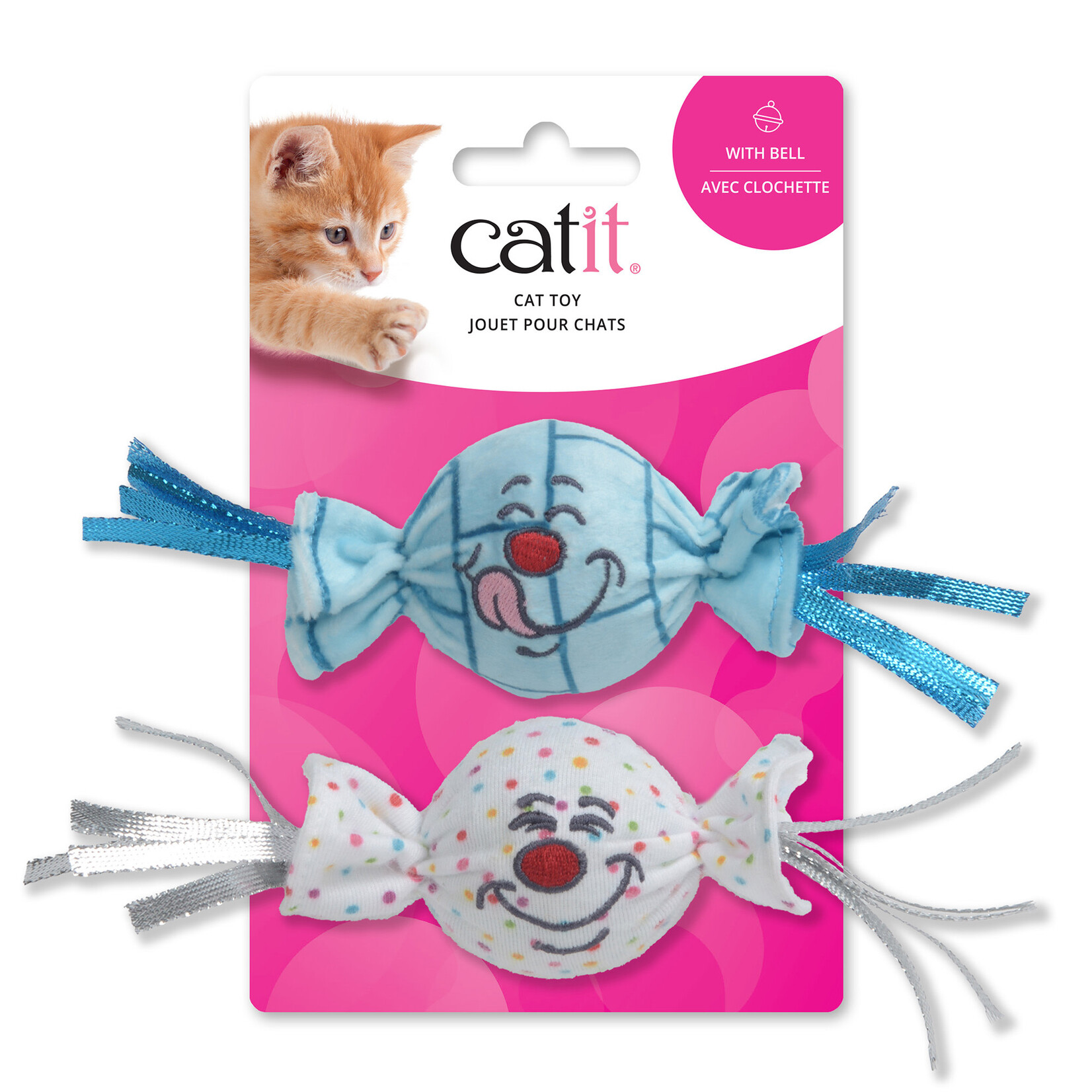 CAT IT Catit Cat Toy - Candy with Bell - 2-pack