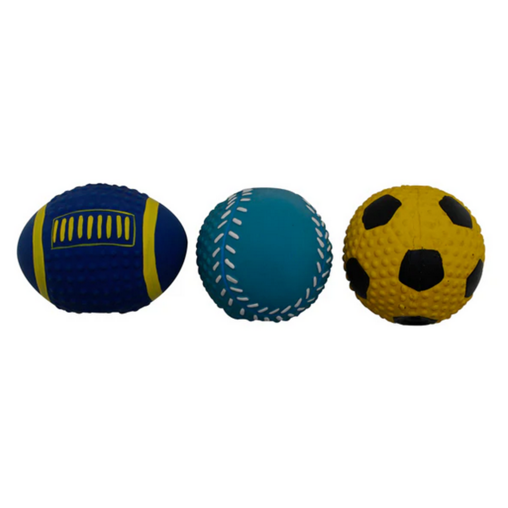 DOG IT (D) Dogit Stuffed Latex Fun Toy with squeaker - assort. 1pc