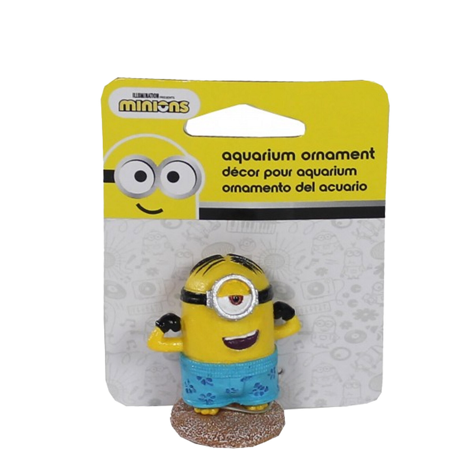 PENN PLAX Penn Plax Minions Beach Buddies Ornament - Stuart - Mini