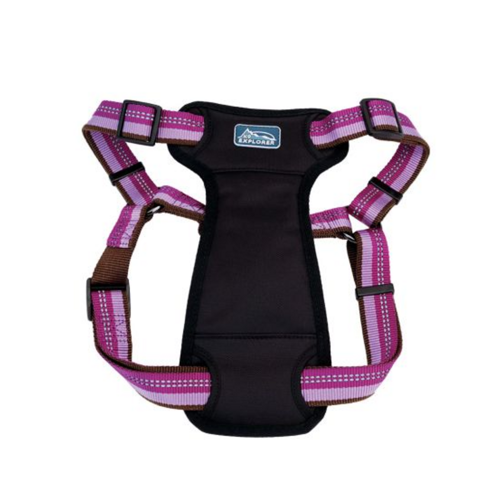 COASTAL K9 Explorer Reflective Adjustable Padded Harness Orchid Dog  - XS -   12-18in