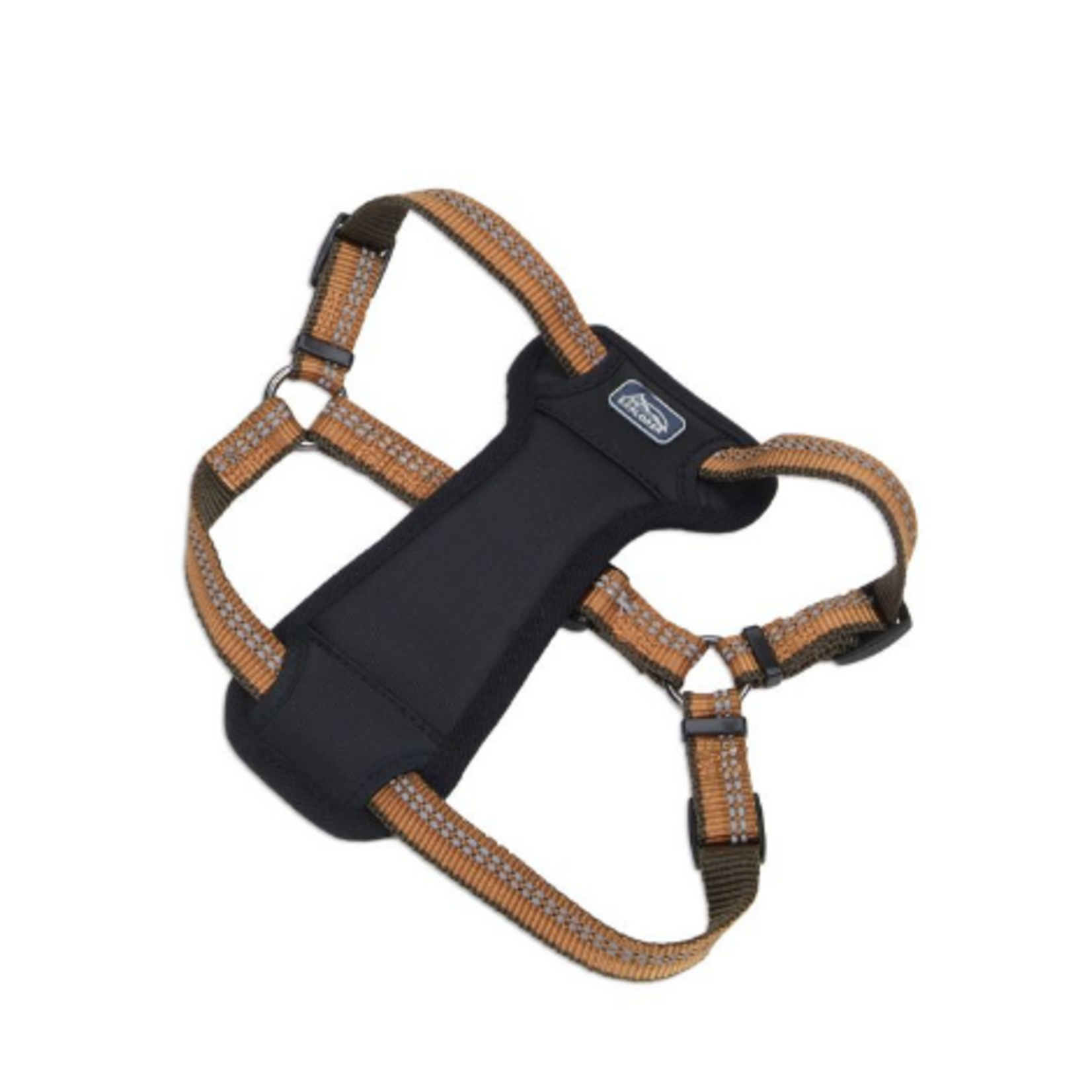 COASTAL K9 Explorer Reflect Adjustable Padded Harness Campfireorange - md - 20-30in