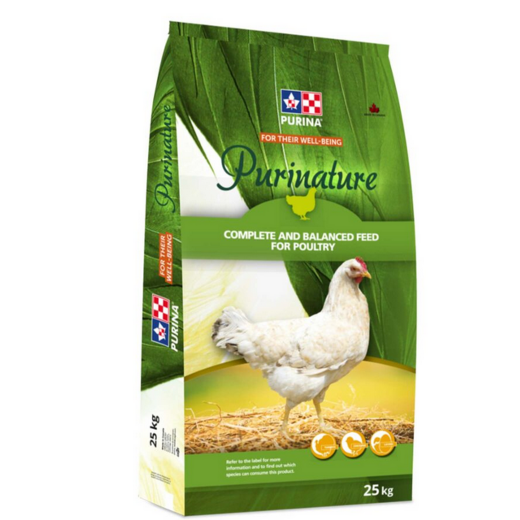 Purina Chow Purinature Start & Grow Plus Chicken Feed ( Fine Crumble ) - 25kg