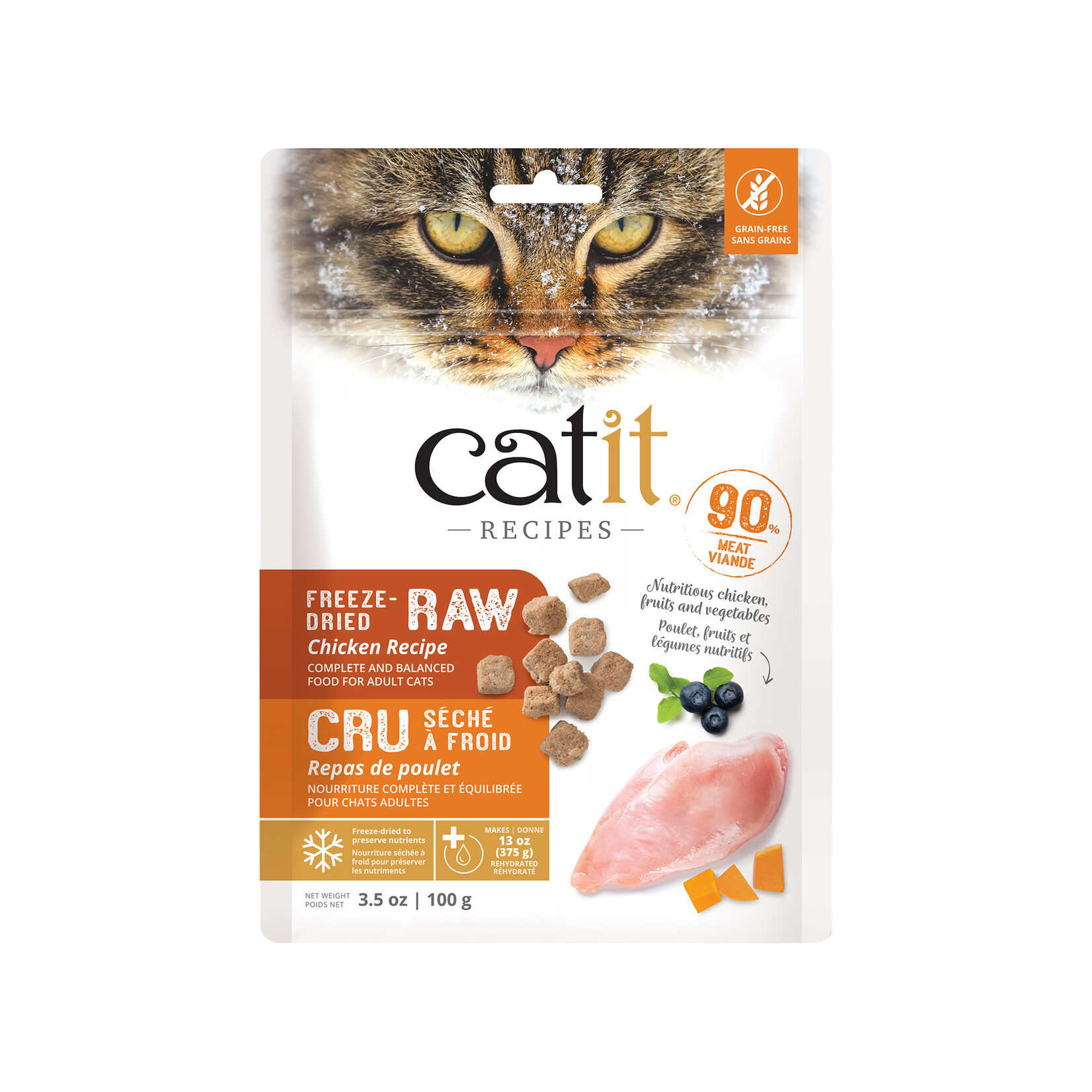 CAT IT Catit Recipes Freeze-Dried Raw - Chicken - 100 g