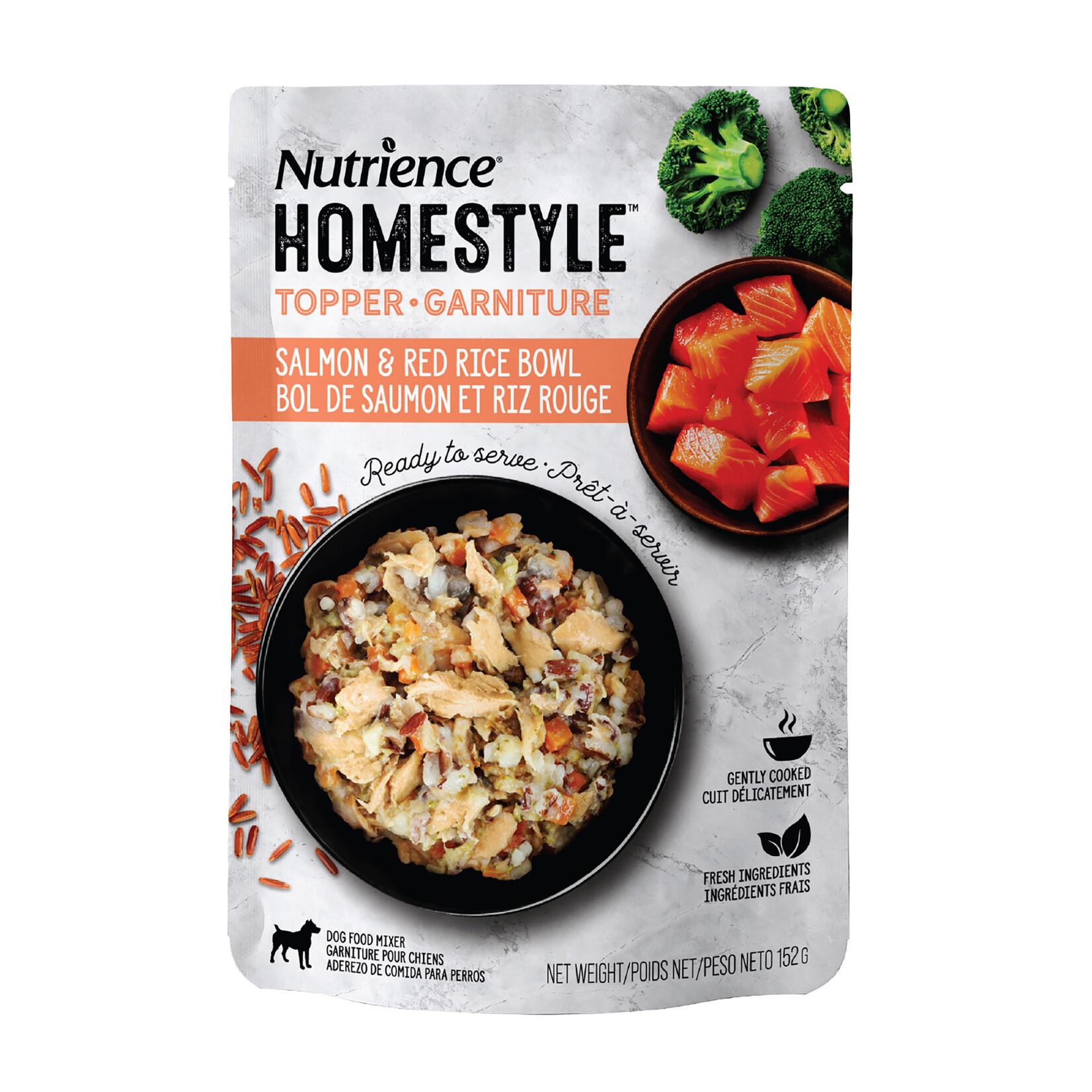 NUTRIENCE Nutrience Homestyle Topper for Dogs - Salmon & Red Rice - 152 g