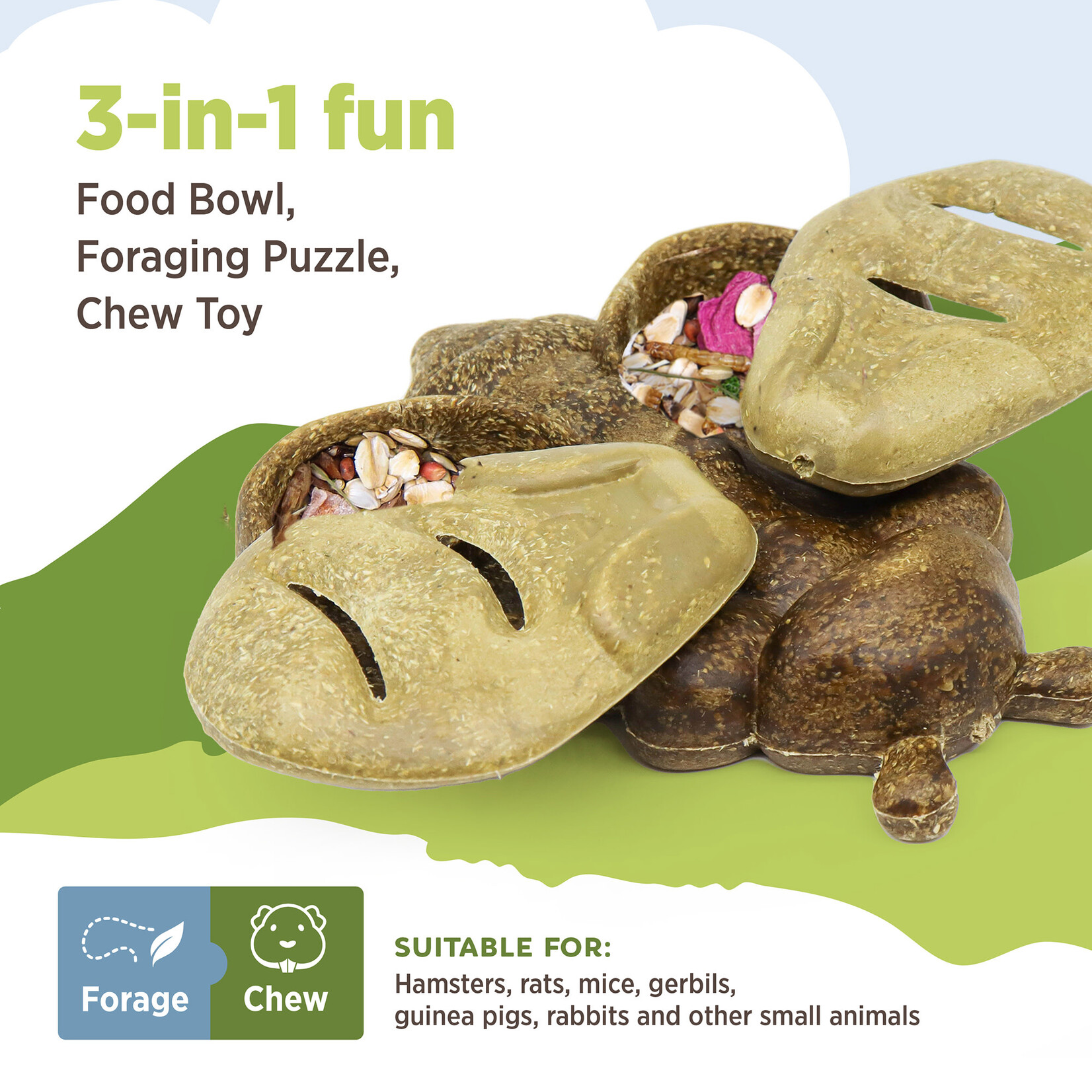 LIVING WORLD Living World Edible Bumblebee Feeder - Brown - 120 g (4.2 oz)