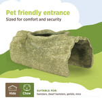 LIVING WORLD Living World Edible Tree Trunk Hideout - Green - 170 g (5.9 oz)