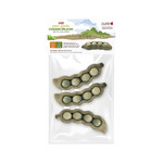 LIVING WORLD Living World Edible Pea Pods Chew Toy - Green - 3 pack - 75 g (2.6 oz)