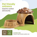 LIVING WORLD Living World Edible Acorn Home Hideout - Brown - 230 g (8.1 oz)