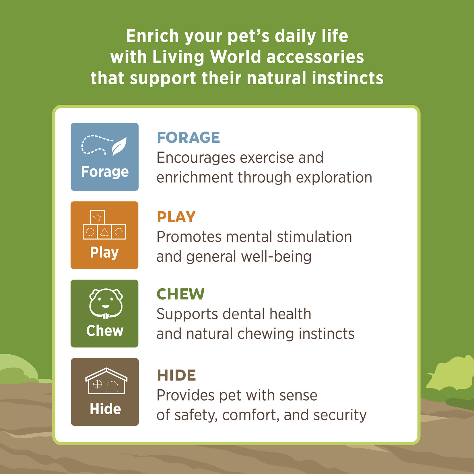LIVING WORLD Living World Edible Acorn Home Hideout - Brown - 230 g (8.1 oz)