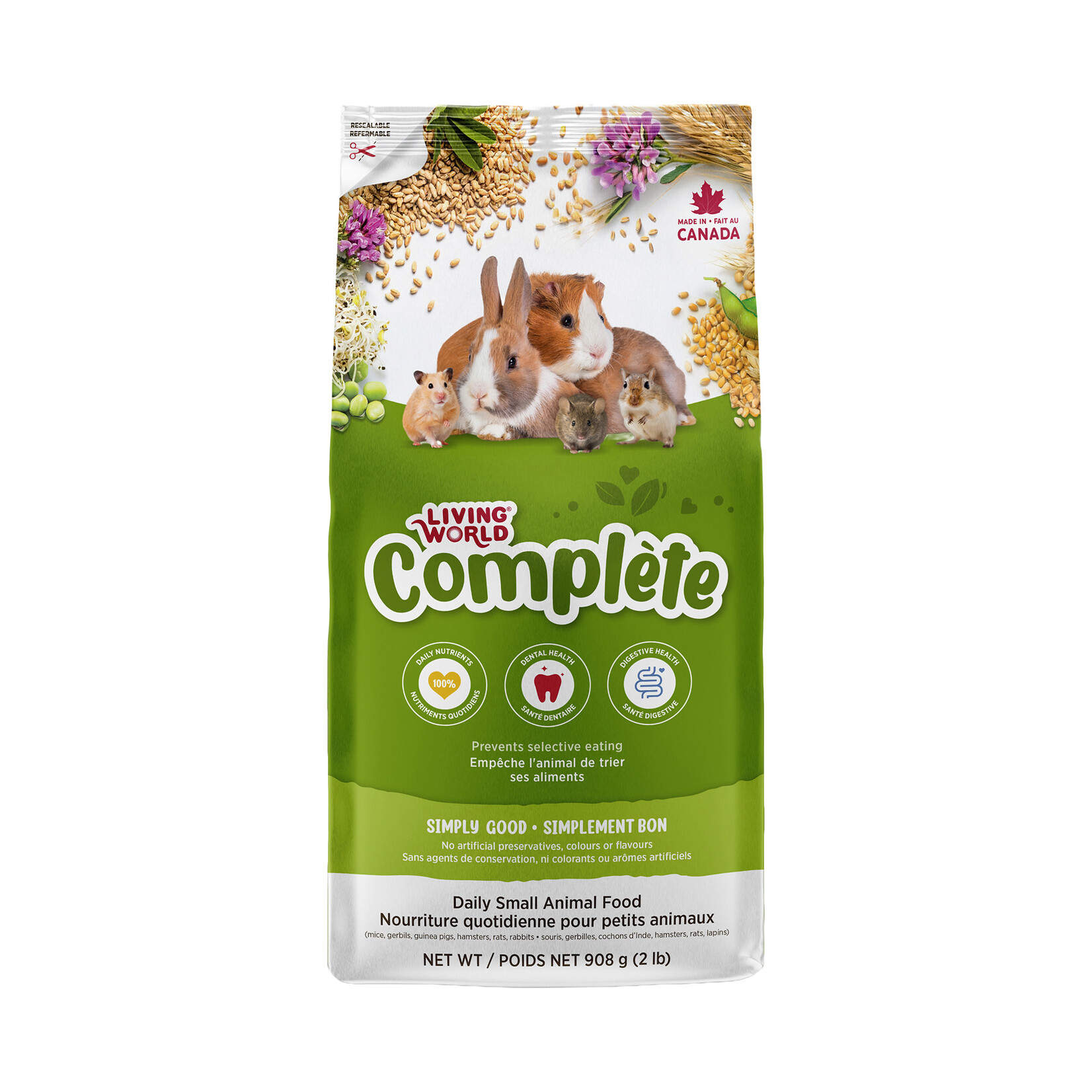 LIVING WORLD Living World Small Animal Pellets - 900 g (2 lbs)