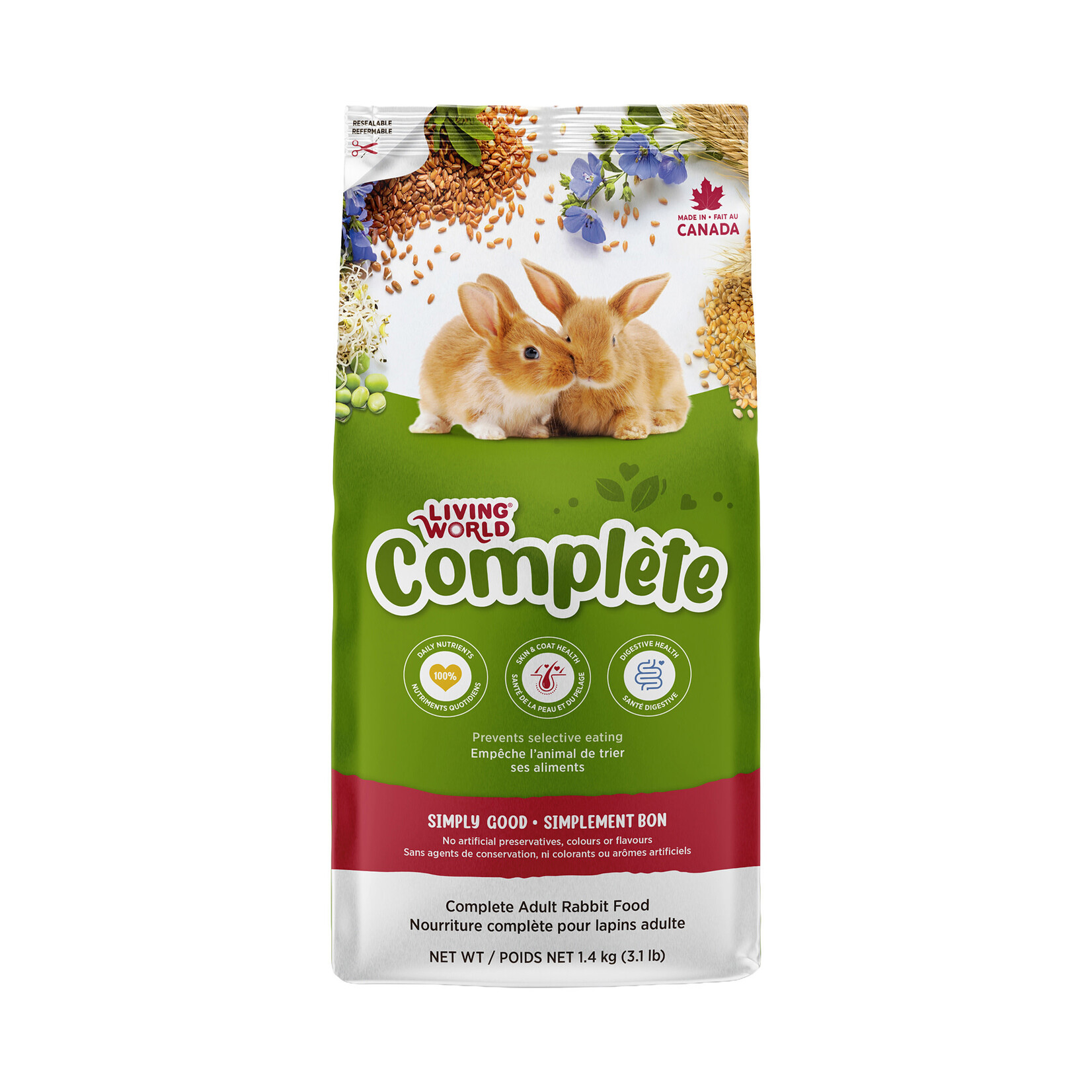 LIVING WORLD LW Extrusion Rabbit Food 1.4kg-V