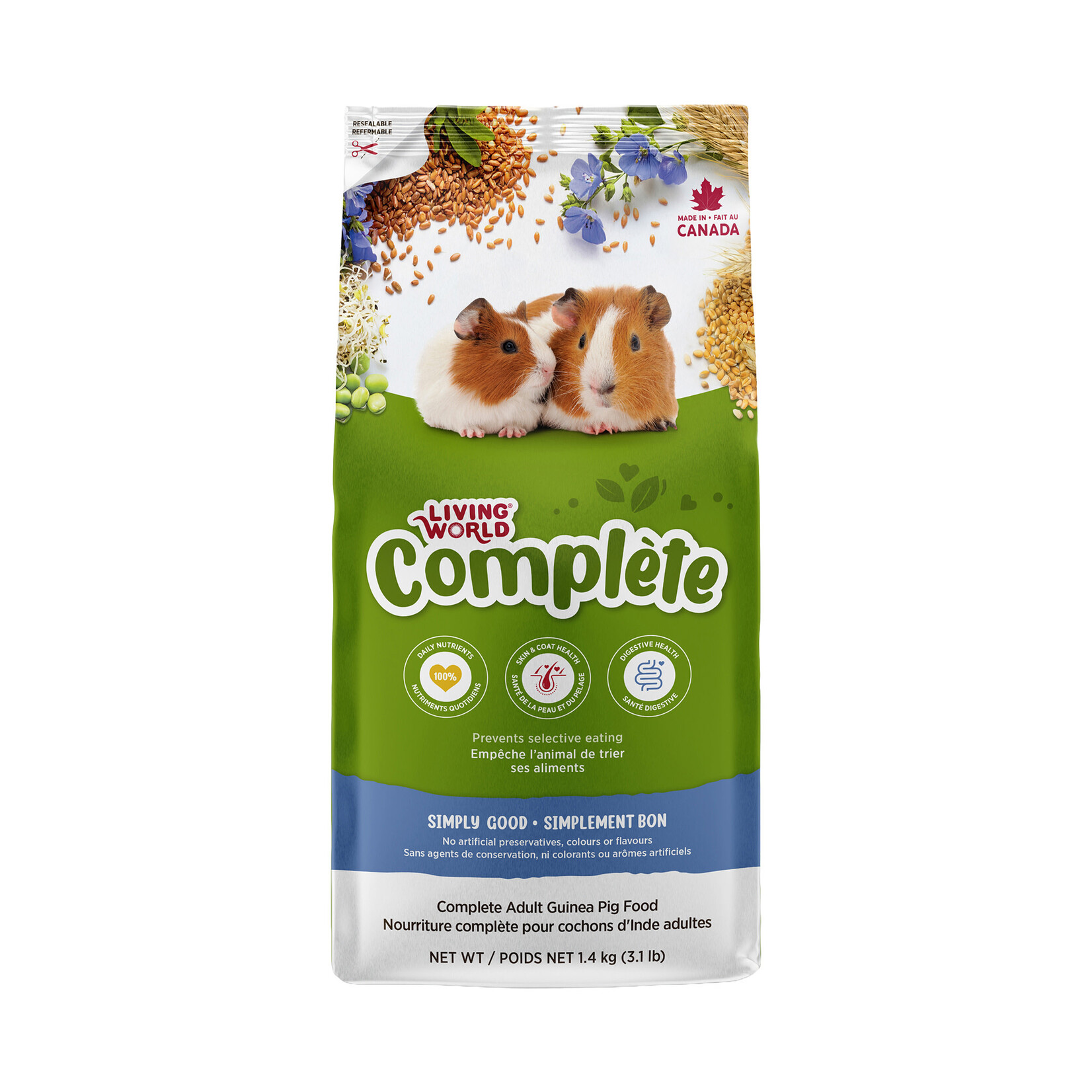 LIVING WORLD Living World Extrusion Diet for Guinea Pigs - 1.4 kg (3.3 lb)