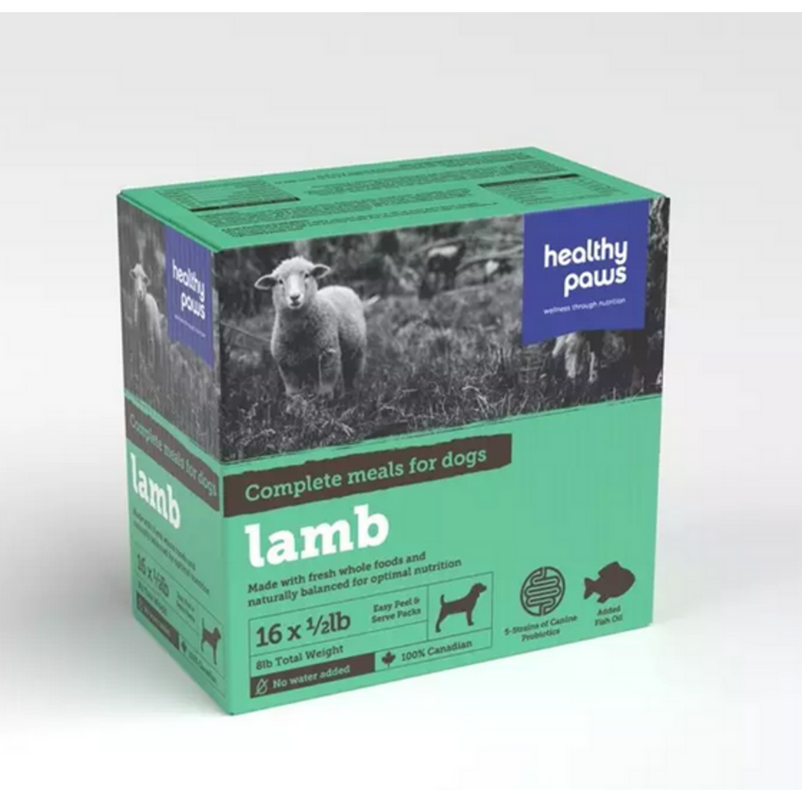 HEALTY PAWS Healthy Paws Canine Complete Dinner Lamb 16 x 1/2 lb