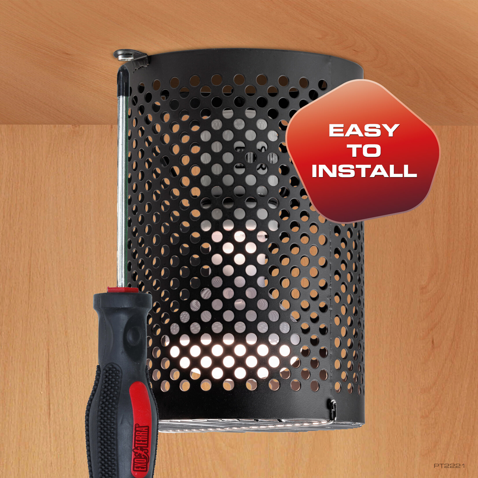 EXO TERRA Exo Terra Premium Heat Guard Lamp Holder up to 160W - diam. 14.2 cm x H. 20.5 cm