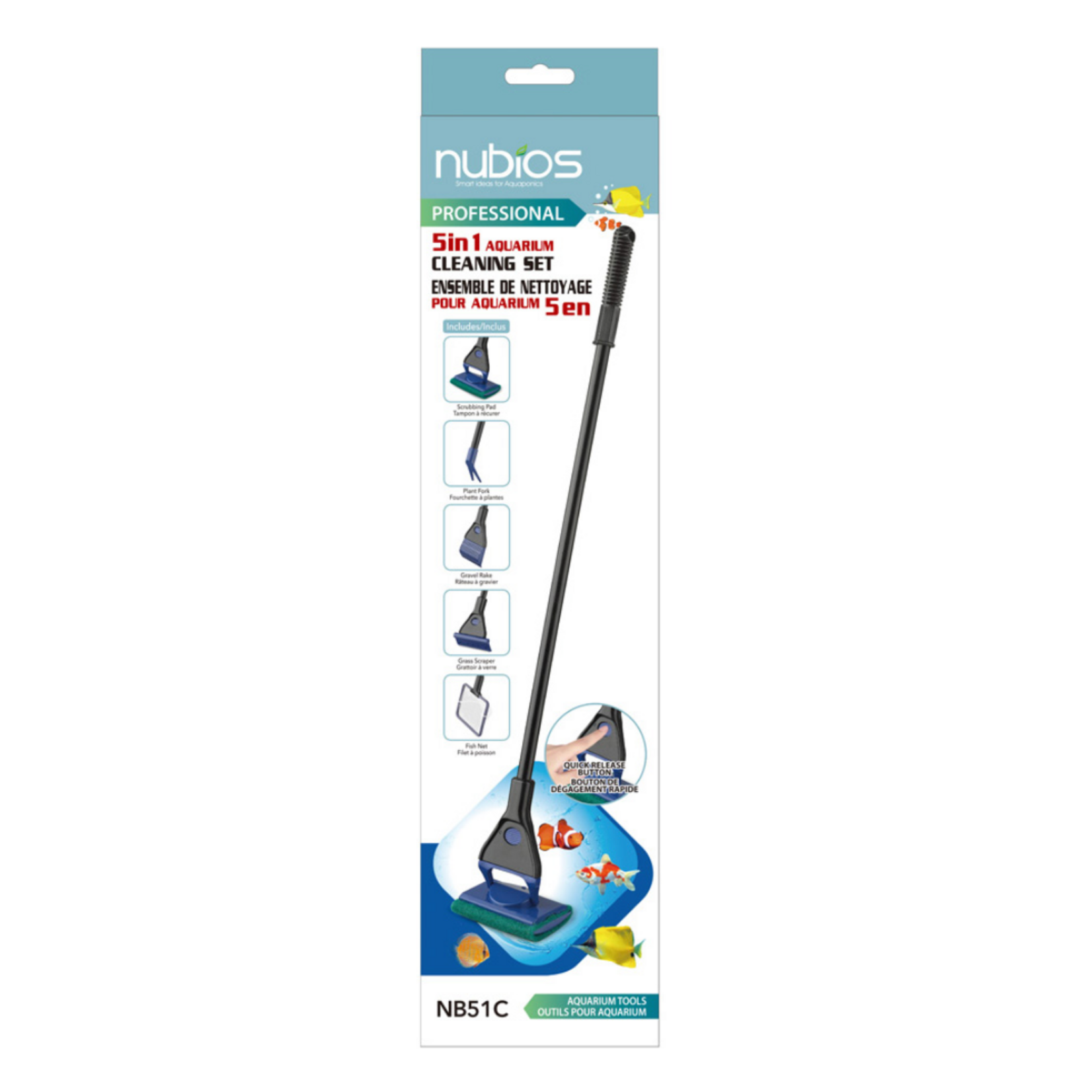 NUBIOS NUBIOS Aquarium Cleaning 5 in 1 Tool