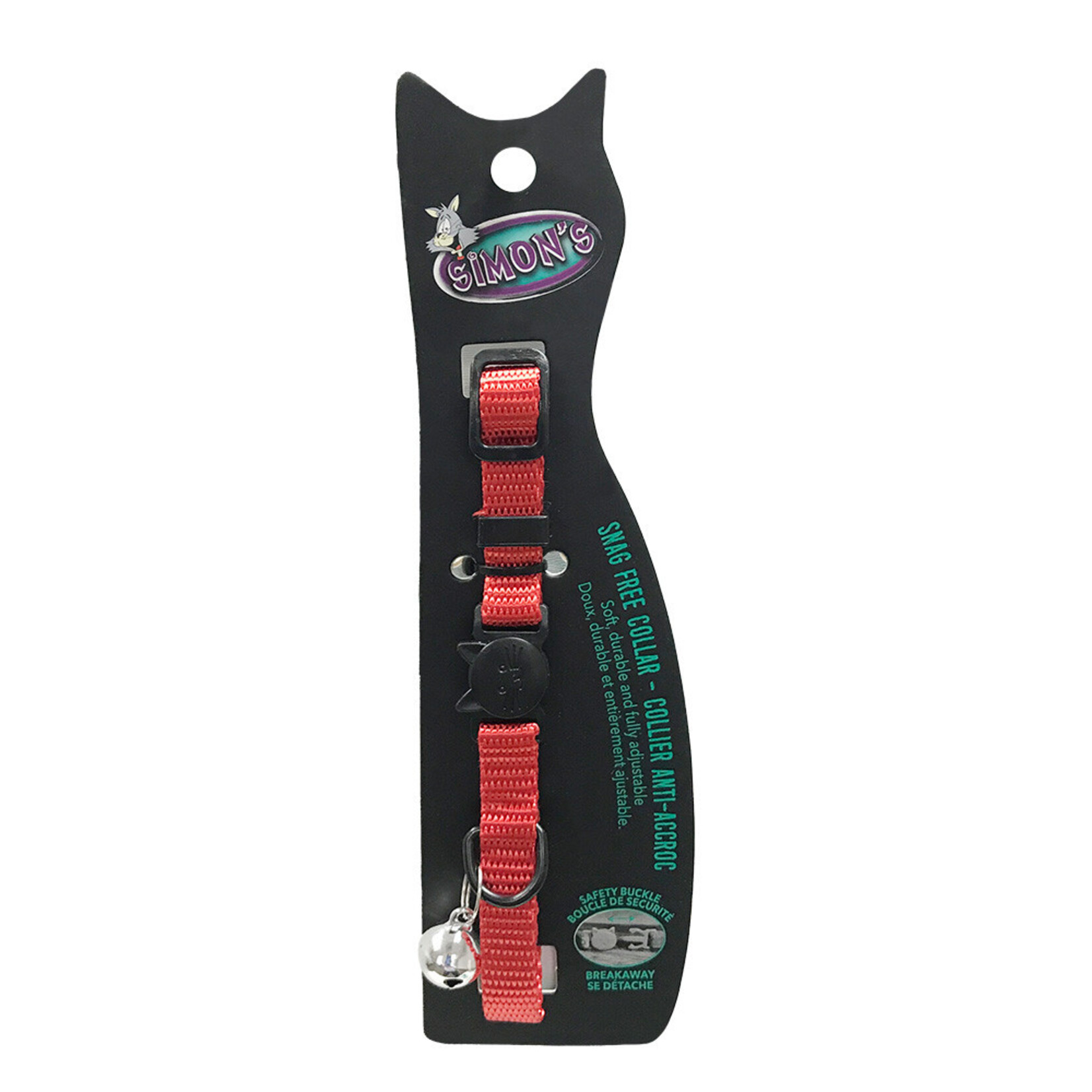 SIMON'S SIMONS Snag Free Break Away - Red