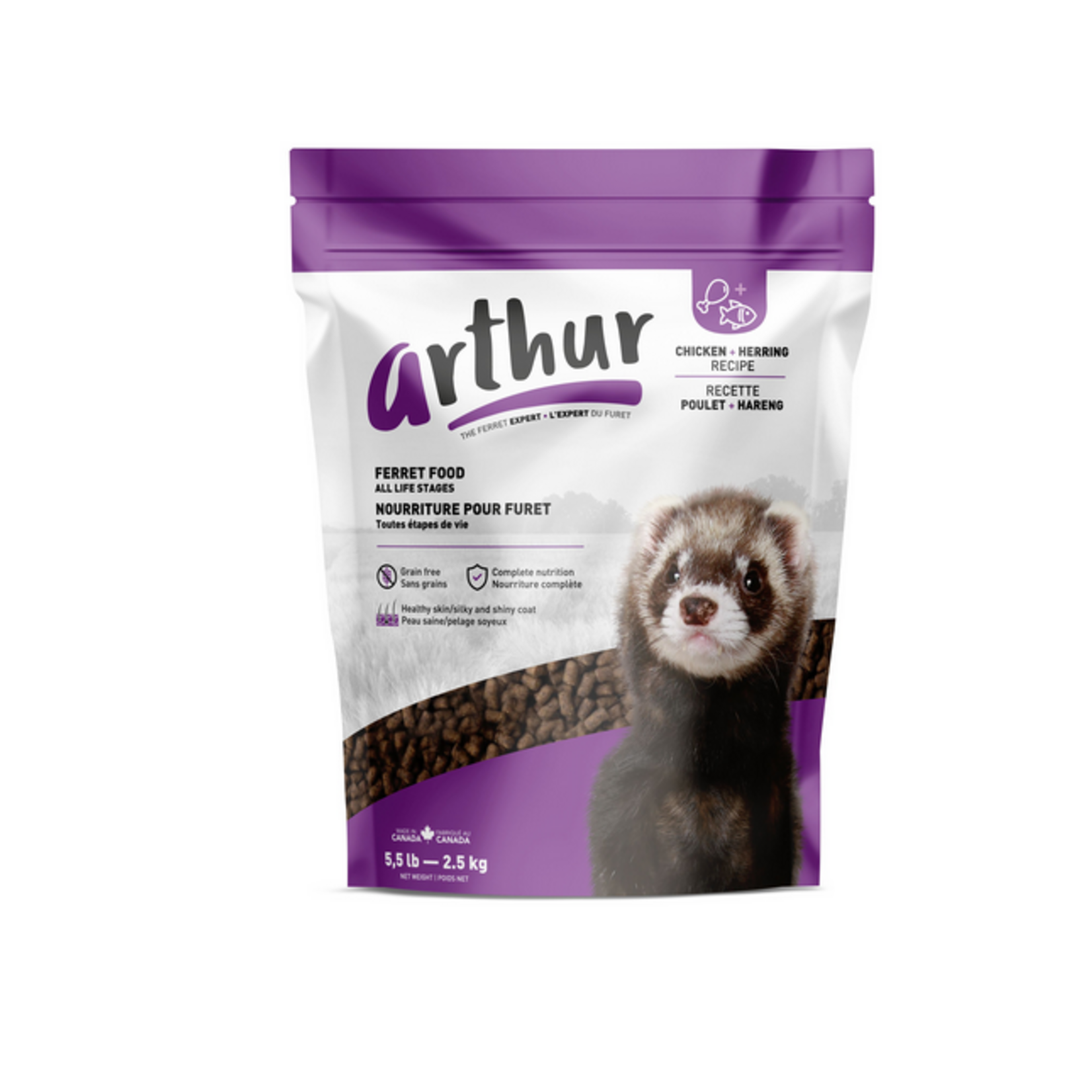 ARTHUR Arthur Ferret Food Chicken And Herring All Life Stages Ferret 2.5kg