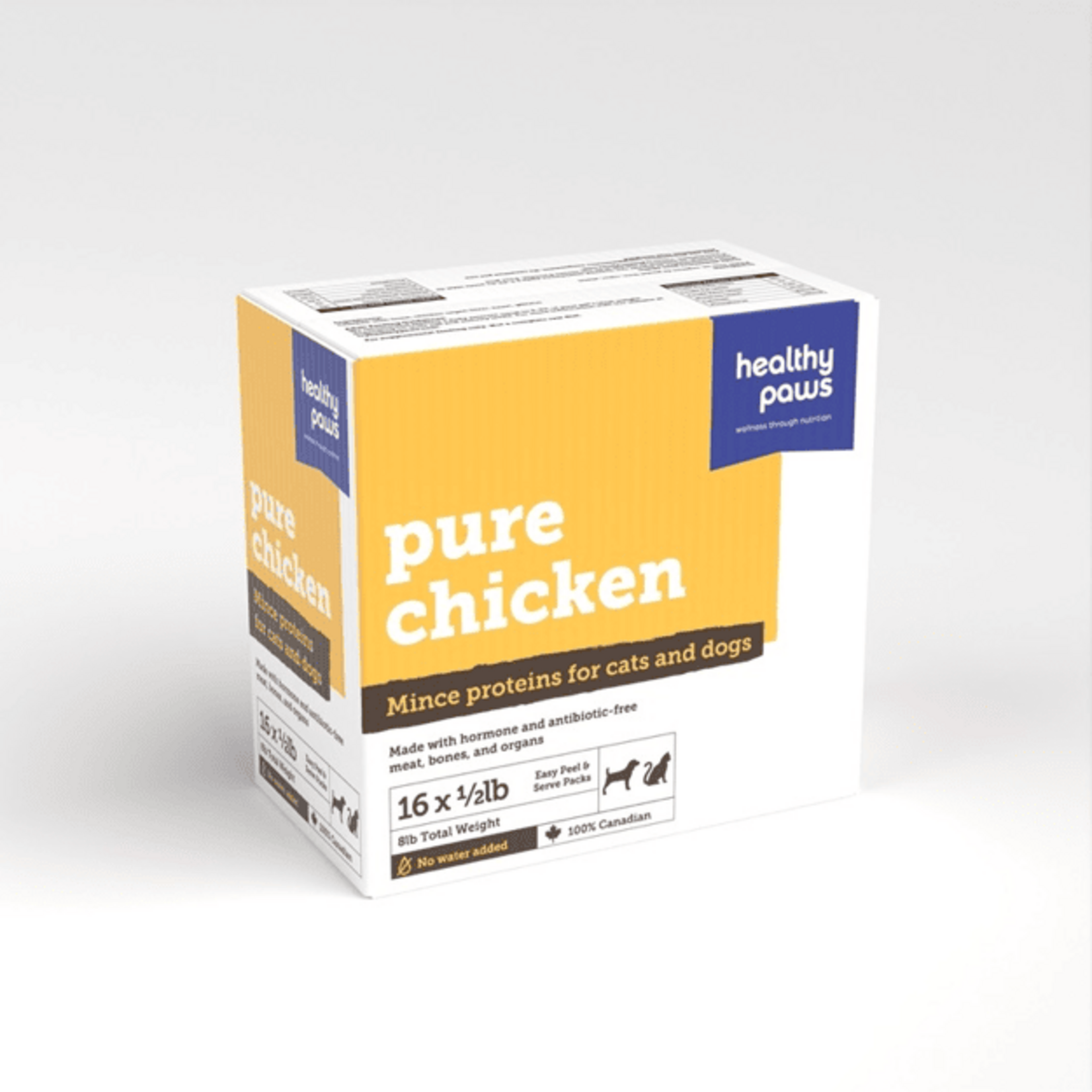 HEALTY PAWS Healthy Paws Pure Mince Chicken & Organ  16x1/2 lb