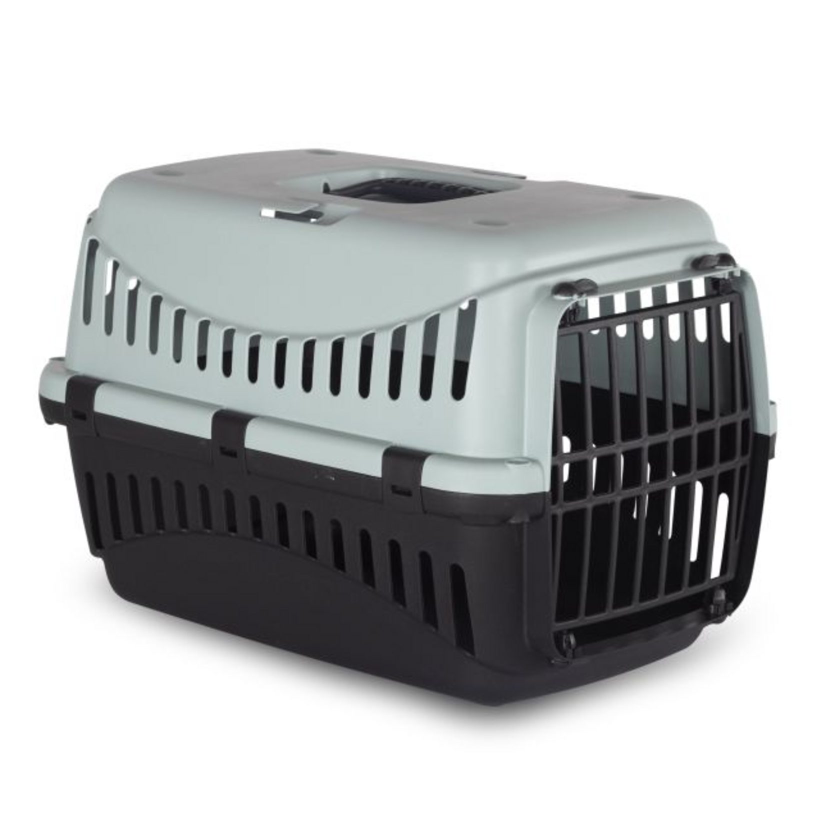 BERGAMO Bergamo Gipsy Eco Small Plastic Door Pet Carrier Ice Blue Dog 1pc 46x31x32cm