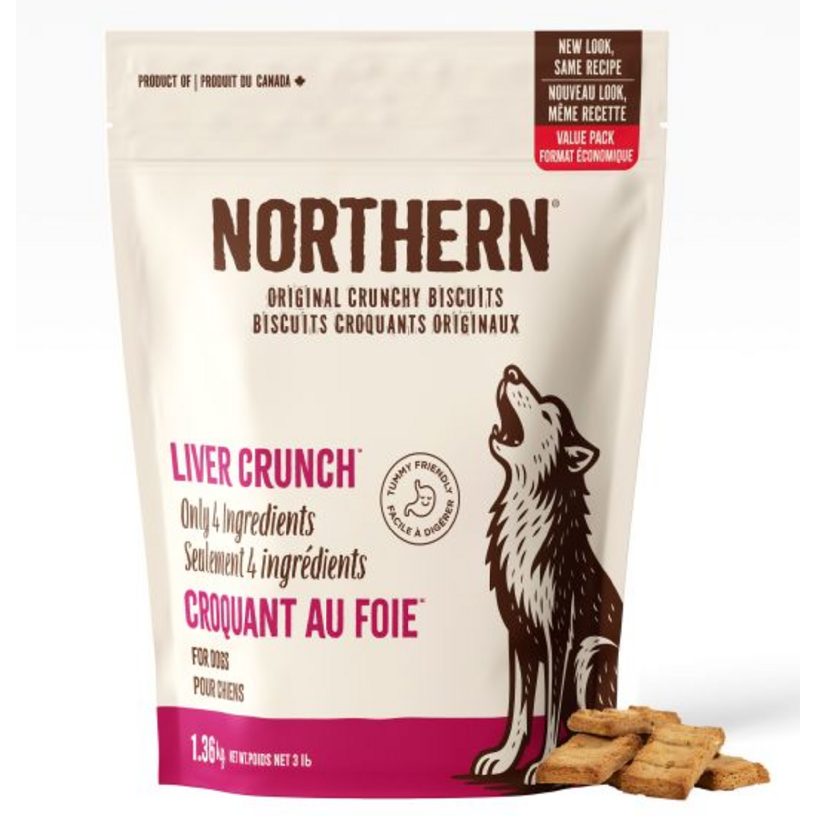NORTHERN PET Northern Pet Liver Crunch Dog 1.36kg