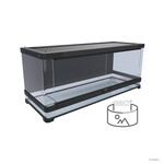 EXO TERRA Exo Terra Vista 90 - Panoramic Natural Terrarium - 90 x 45 x 45 cm (36 x 18 x 18 in)