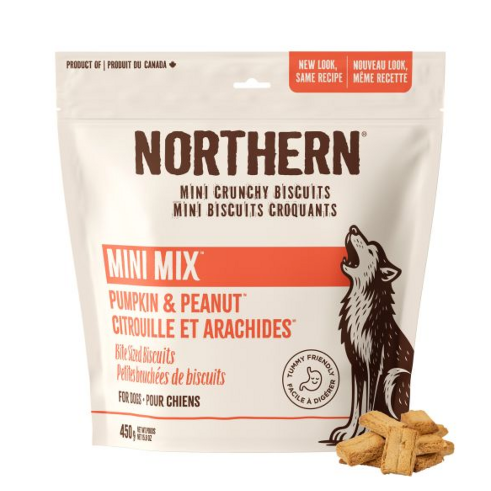NORTHERN PET Northern Pet Mini Mix Pumpkin Pie And Peanut Crunch Dog 450g