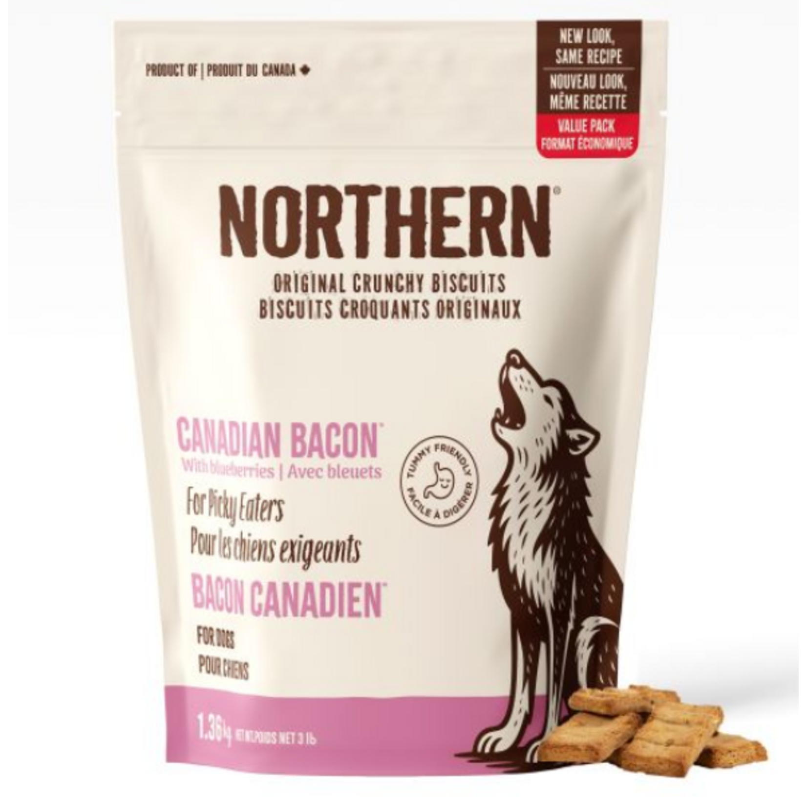 NORTHERN PET Northern Pet Canadian Bacon With Blueberries Dog 1.36kg