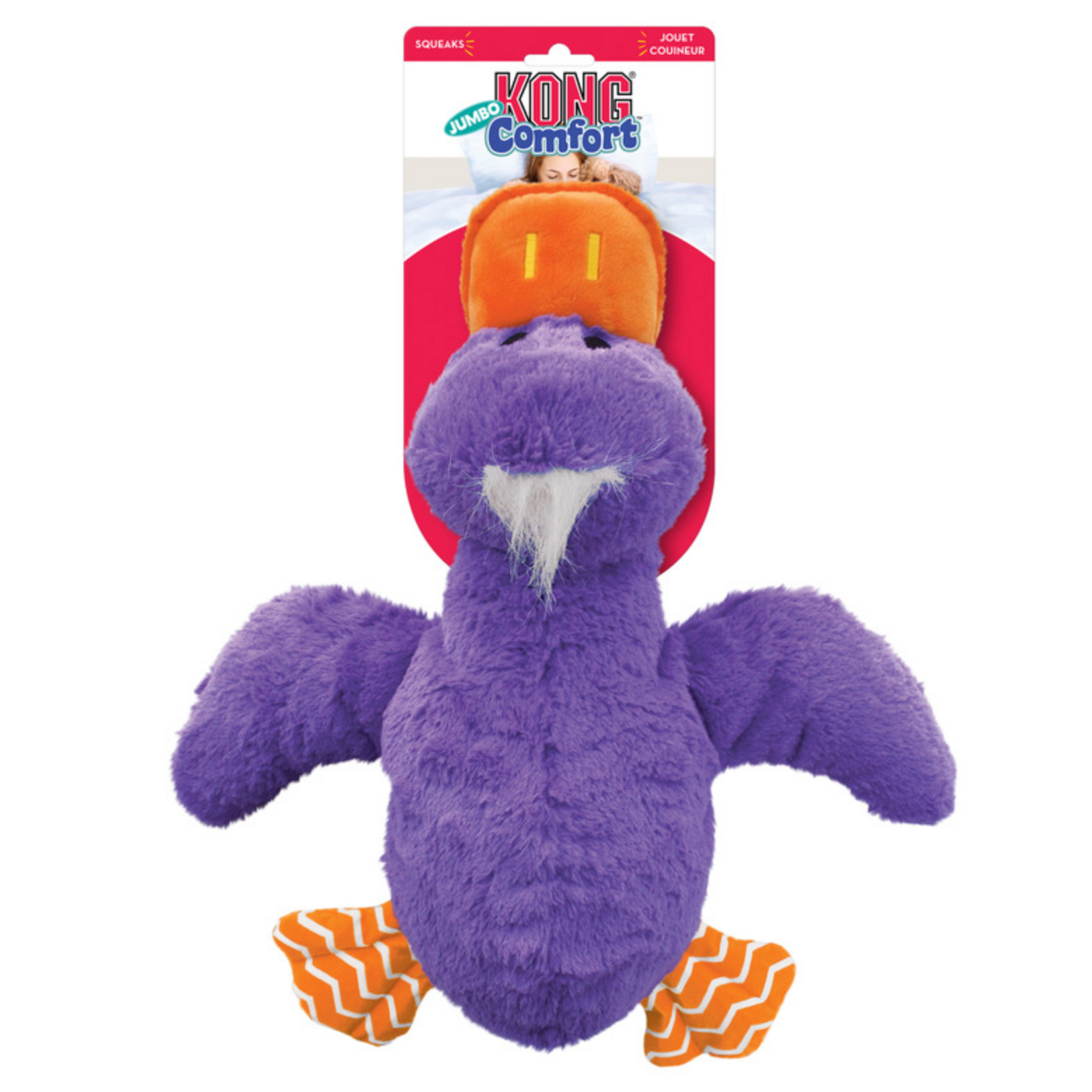 KONG KONG Comfort Jumbo Duck Asstd XL