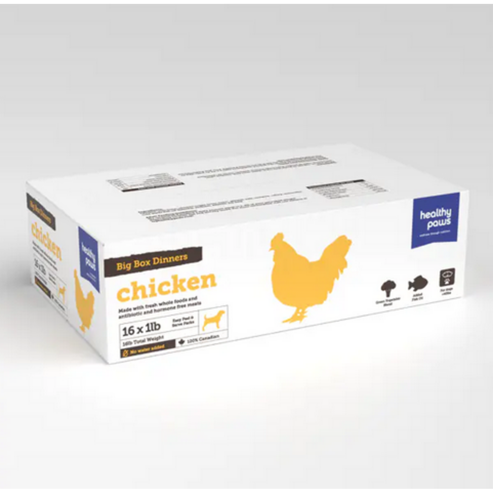 HEALTY PAWS (W) Healthy Paws Big Box Dinner Chicken and Veg 16 x 1 lb