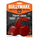 BULLYMAKE BULLYMAKE Red Cherries Peanut Butter Flavor Nylon Chew Toy