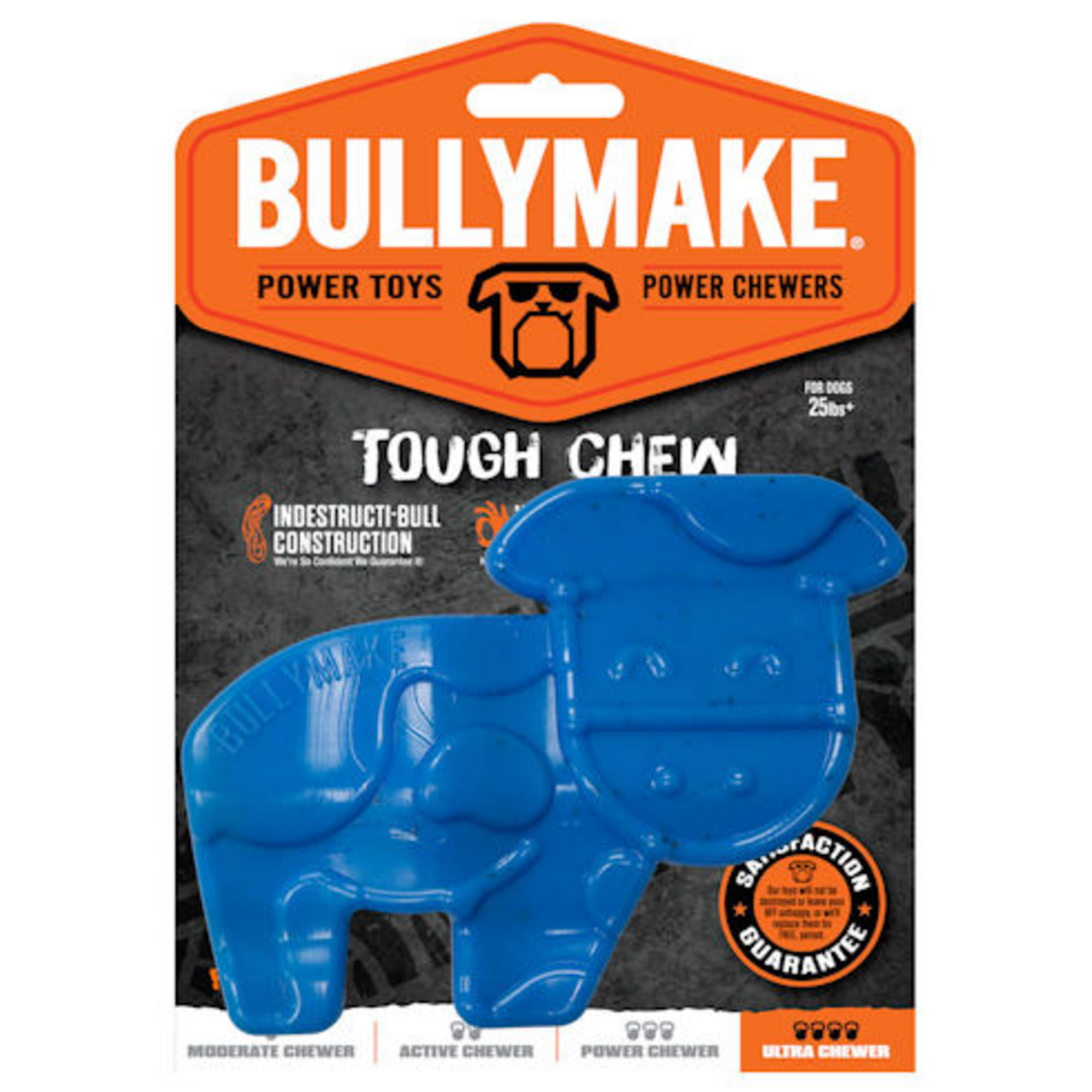 BULLYMAKE BULLYMAKE Blue Cow Beef Flavor Nylon Chew Toy