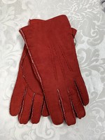 Albee Sheepskin Gloves Red