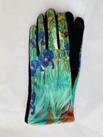 Cherie Bliss Gloves Irises Print GL1633