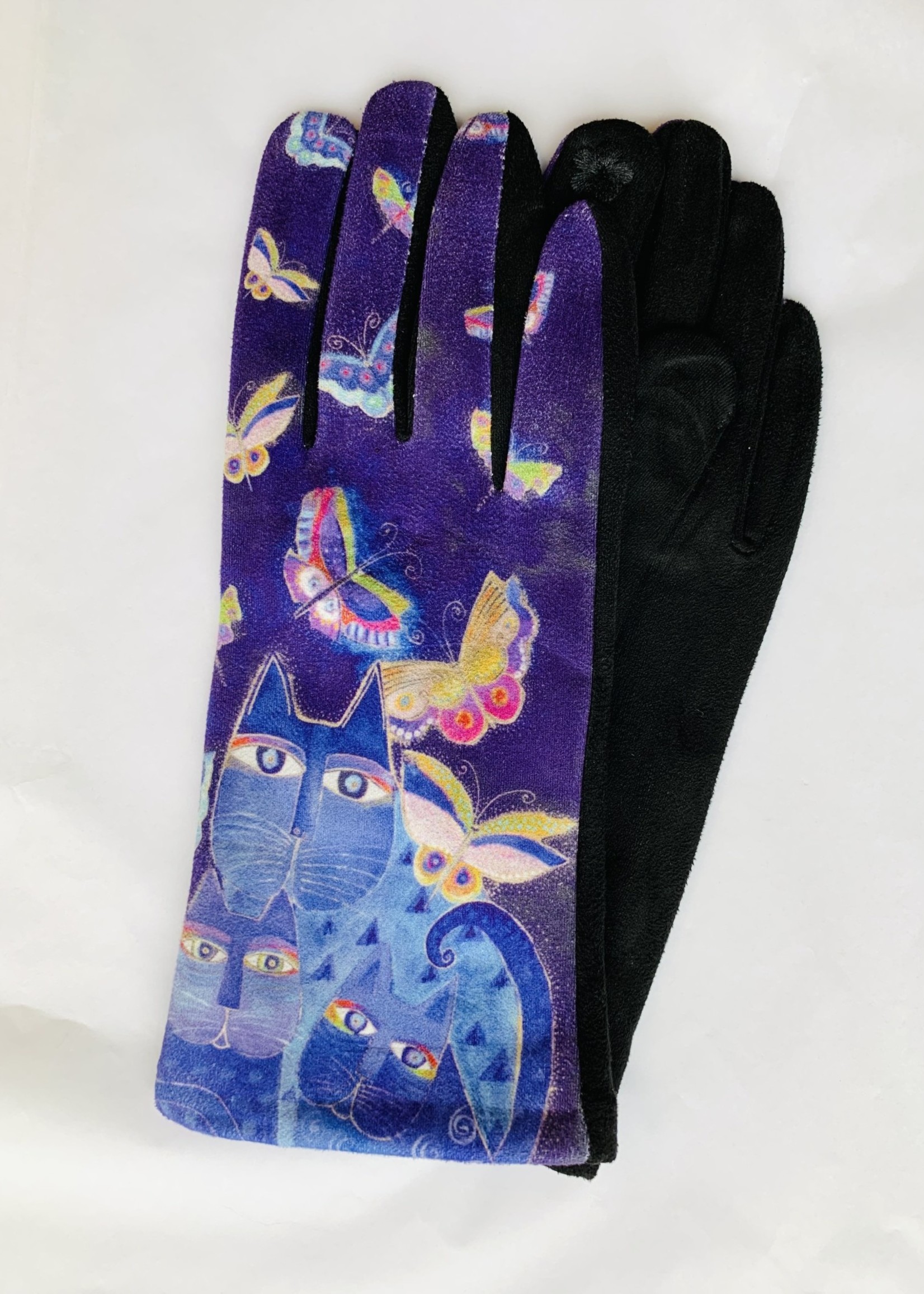 Cherie Bliss Colourful Cats Gloves GL11383