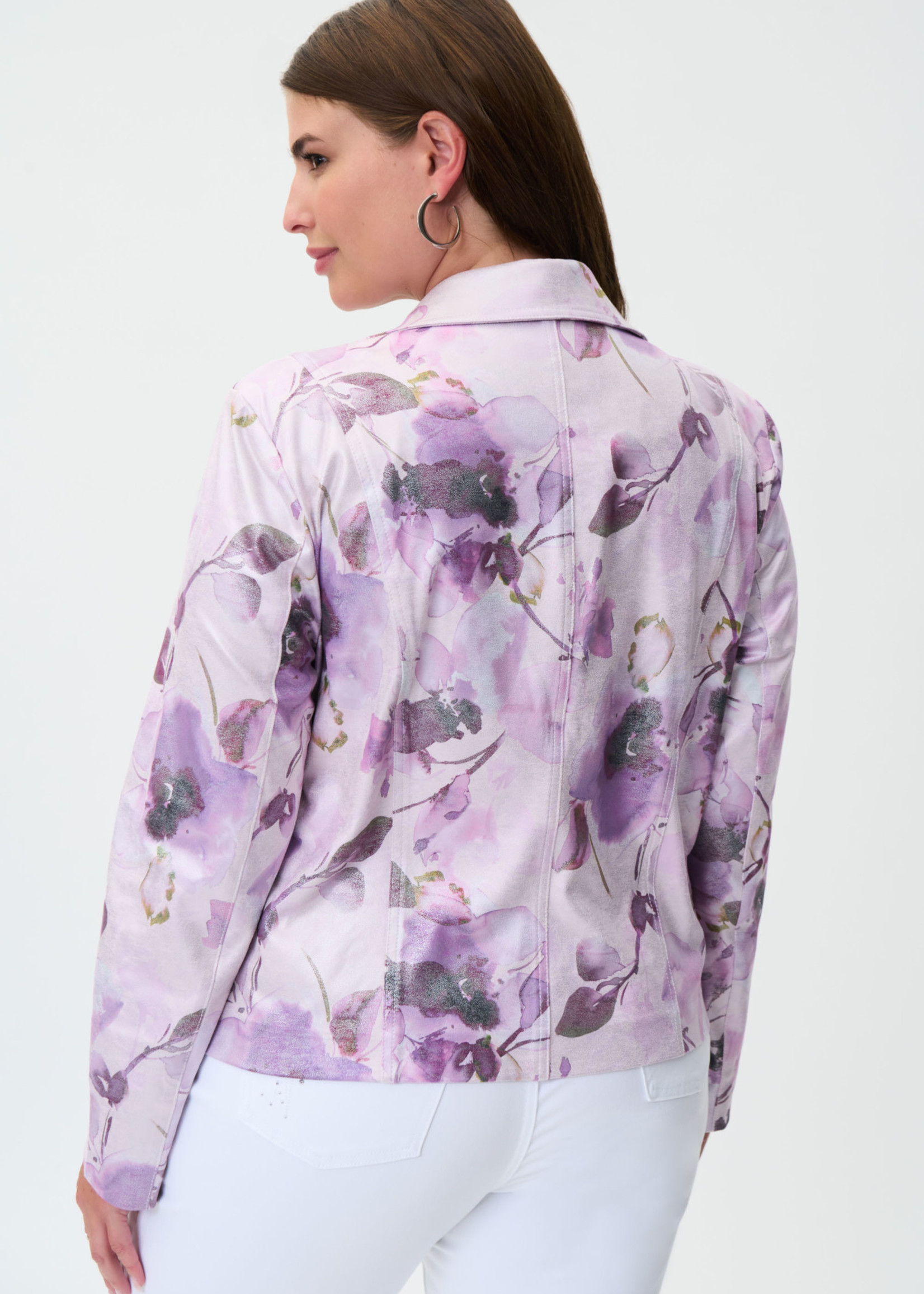 Joseph Ribkoff Joseph Ribkoff Floral Jacket Lilac/Multi