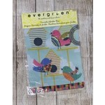 Evergreen Birdhouse Friends Garden Flag