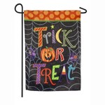 Evergreen Trick or Treat Garden Flag