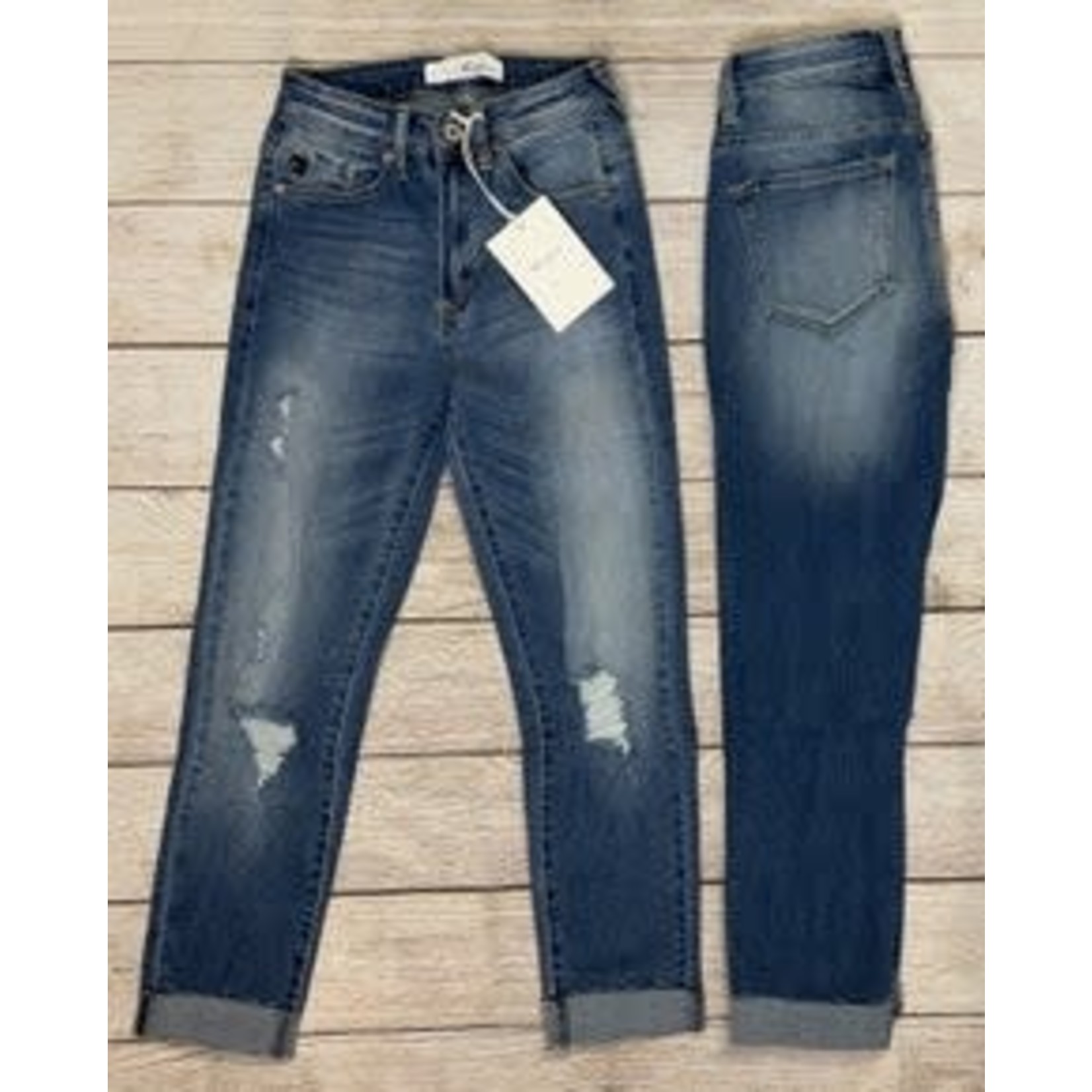 Kancan Kancan High-Rise Hem Detail Capri 5019m sz 3