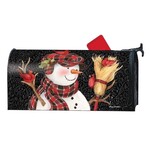 Studio M Snowman With Broom Mailbox Cover