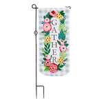Evergreen Spring Floral Gather Banner