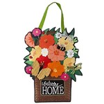 Evergreen Garden Friends Welcome Door Decor