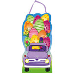 Evergreen Easter Egg Truck Statement Stake