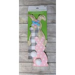 Evergreen Stacked Bunnies Statement Stake