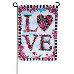 Evergreen Love In The Clouds Garden Flag